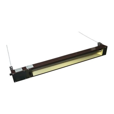 Tpi TPI Infrared Spot Heater For Indoor/Outdoor Use, 2000W, 240V, 5-3/8"W x 6-1/2"H, Brown OCH46240VE